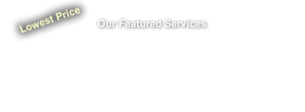 our service lowest price